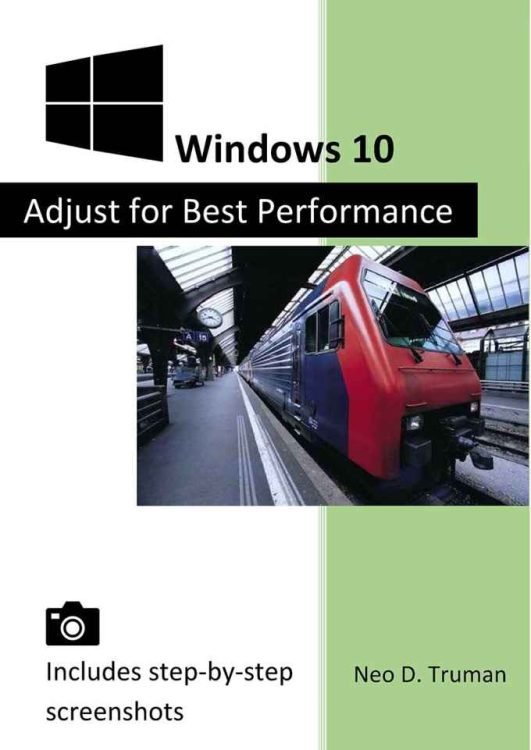 Windows 10 adjust for best performance